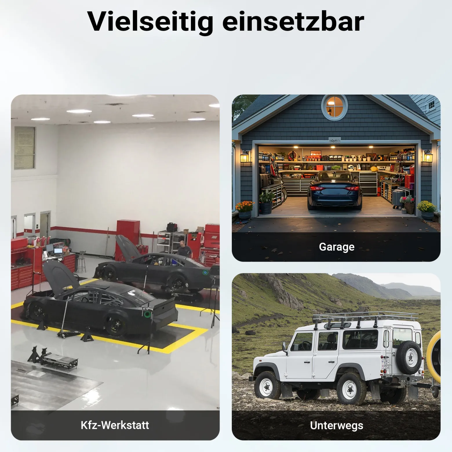 Wiltec Stahl Auffahrrampen Paar 3,6 t für PKW, 200 mm Hubhöhe und 235 mm Breite, stapelbare Autorampe, Verladerampe für Auto, Motorrad, ATV und Quad