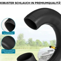 Wiltec Standard Schlauch für Reifen Größe 2.80/2.50-4, bis 80 kg Traglast, mit abgewinkeltem Ventil TR87 für Schubkarren, Sackkarren und E-Scooter