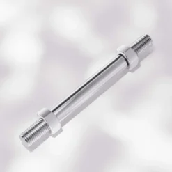 Wiltec Standard Steckachse 170 x 20 mm für Schubkarre, Nabenbreite 130 mm, Achse für Schubkarren Rad, Trolley, Sackkarre, Handwagen