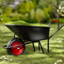 Wiltec Standard Steckachse 160 x 20 mm für Schubkarre, Nabenbreite 120 mm, Achse für Schubkarren Rad, Trolley, Sackkarre, Handwagen