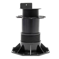 Wiltec Stelzlager für Terrassen, 2700kg, 140-210mm, höhenverstellbarer Stellfuß für Terrassendielen, Platten und Planken