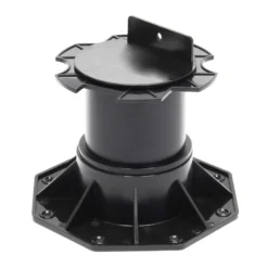 Wiltec Stelzlager für Terrassen, 2700kg, 140-210mm, höhenverstellbarer Stellfuß für Terrassendielen, Platten und Planken