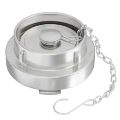 Wiltec Storz Blindkupplung C 52mm 2" mit Kette aus Aluminium zum temporären Verschließen von Storzabgängen