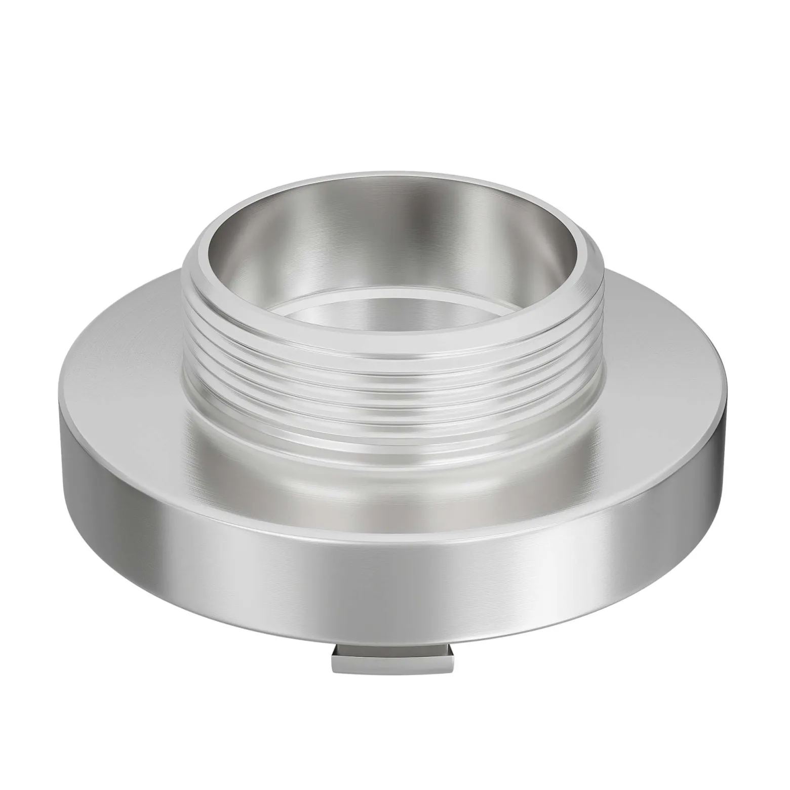 Wiltec Storz Kupplung B 75mm Festkupplung mit Außengewinde 3" 87,45mm aus Aluminium B Schlauchkupplung