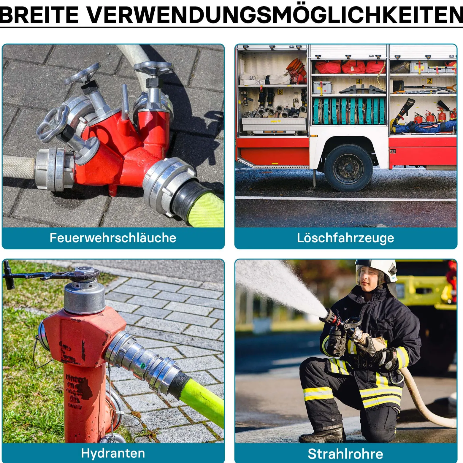Wiltec Storz Kupplung C 52mm Festkupplung mit Innengewinde 2" 59,25mm aus Aluminium C Schlauchkupplung