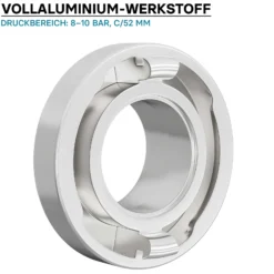 Wiltec Storz Kupplung C 52mm Festkupplung mit Außengewinde 2