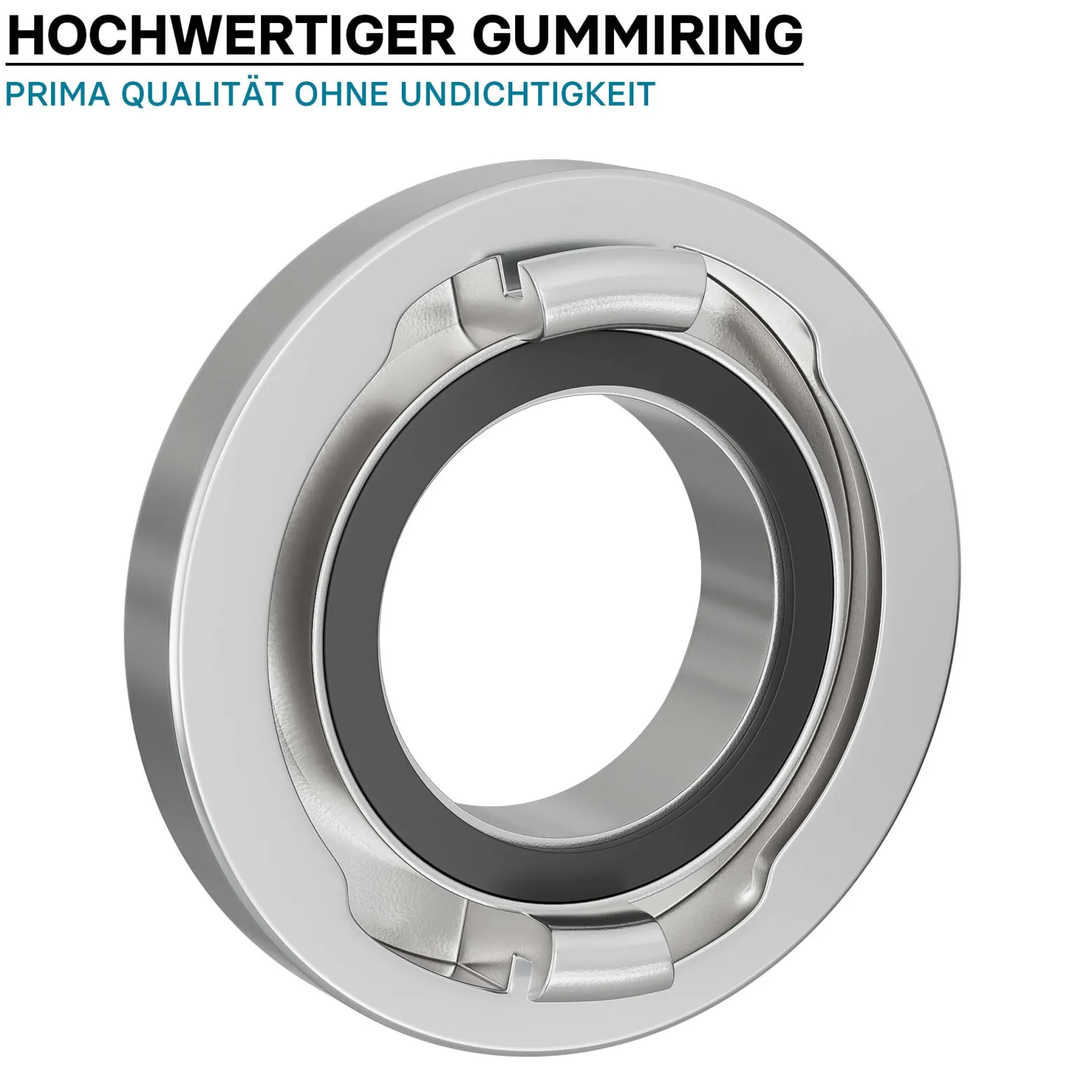 Wiltec Storz Kupplung D 25mm Festkupplung mit Innengewinde 1" 32,89mm aus Aluminium D Schlauchkupplung