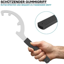 Wiltec Storz Kupplungsschlüssel für die Größen A 110 B 75 C 52 zum Lösen von Storz Kupplungen Schlüssel Storz Kupplung