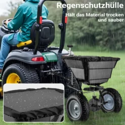 Wiltec Streuwagen GT1507 29L für Dünger, Saatgut, Streusalz, Sand gleichmäßiges Streuen