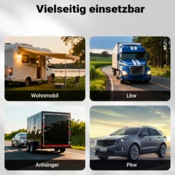 Wiltec Stufenkeile Paar 40/70/100 mm 5 t, Auffahrkeile 2er-Set mit 3 Höhenstufen, Ausgleichskeile für Wohnwagen, Wohnmobil, Camper