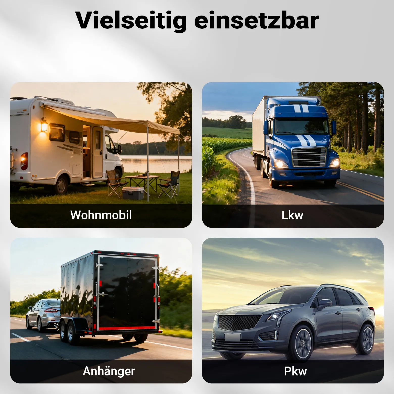Wiltec Stufenkeile Paar 40/70/100 mm 5 t mit Stopper, Auffahrkeile 2er-Set mit 3 Höhen, Ausgleichskeile für Wohnwagen, Wohnmobil, Camper