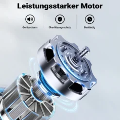 Wiltec Tauchpumpe mit Sensor 900 W, Tiefbrunnenpumpe mit 2 Modi, leistungsstarke Wasserpumpe 15000 l/h, Brunnenpumpe 10 m Förderhöhe & 7 m Tiefe