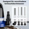 Wiltec Tauchpumpe 400 W, Schmutzwasserpumpe mit max. Fördermenge 7000 l/h, Pumpe zum Absaugen von Wasser max. Förderhöhe 7 m, Flachsaugpumpe für Keller