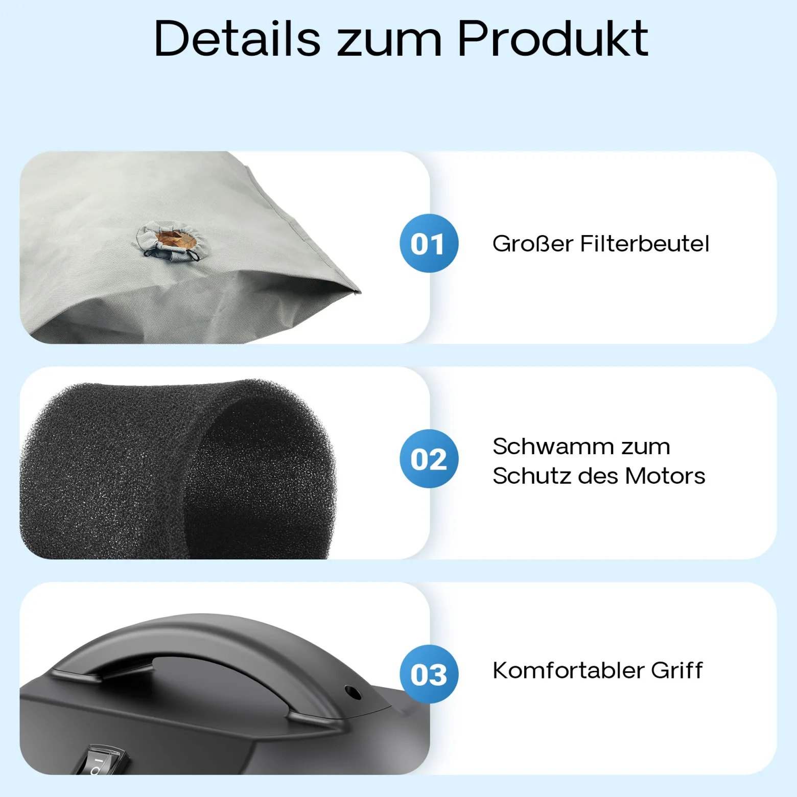 Wiltec Teichsauger 1400 W, 30 L Füllmenge, mit 2 Schläuchen, Poolsauger Schlammsauger Teichschlammsauger Nass Trocken Sauger mit Entleerungsautomatik