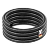 Wiltec Teichschlauch 5m, flexibel, 25mm (1") schwarz - Made in Europe, Saugschlauch Druckschlauch