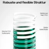 Wiltec Teichschlauch 25m, flexibel, 50mm (2") grün - Made in Europe, Saugschlauch Druckschlauch