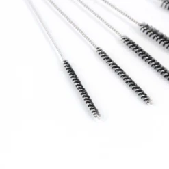 Wiltec 5 teiliges Reinigungsbürsten Set für Airbrushpistolen, 1,5 / 1,09 / 0,88 / 0,73 / 0,63 / 0,55 mm, Airbrush Zubehör zur Reinigung