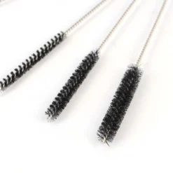 Wiltec 5 teiliges Reinigungsbürsten Set für Airbrushpistolen, 1,5 / 1,09 / 0,88 / 0,73 / 0,63 / 0,55 mm, Airbrush Zubehör zur Reinigung