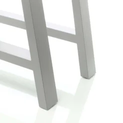 Wiltec Tischbeine 2er Set aus Stahl 70x72cm Grau in A-Form Industrial Vierkantrohr Tischkufen Tischgestell Tischuntergestell Möbelkufen