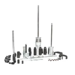Wiltec 40tlg. CDI Injektoren Auszieher Set, Einspritzdüsen Abzieher mit 3x Gleithammer & verschiedenen Ausziehadaptern im Koffer