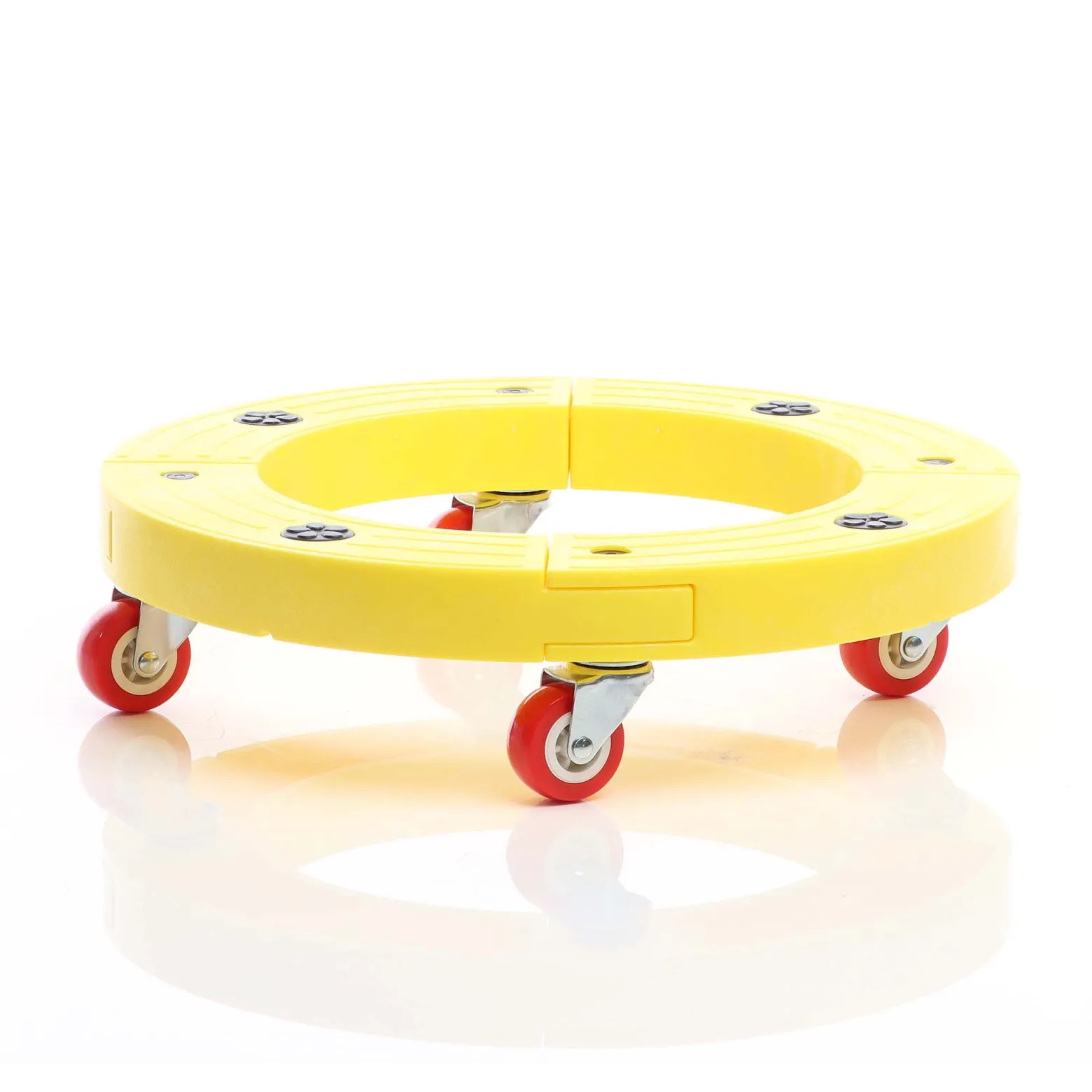 Wiltec Transportroller 136 kg 405 mm, rund, Möbelroller, Rollbrett mit 4 Lenkrollen, Möbelhund als Umzugshilfe
