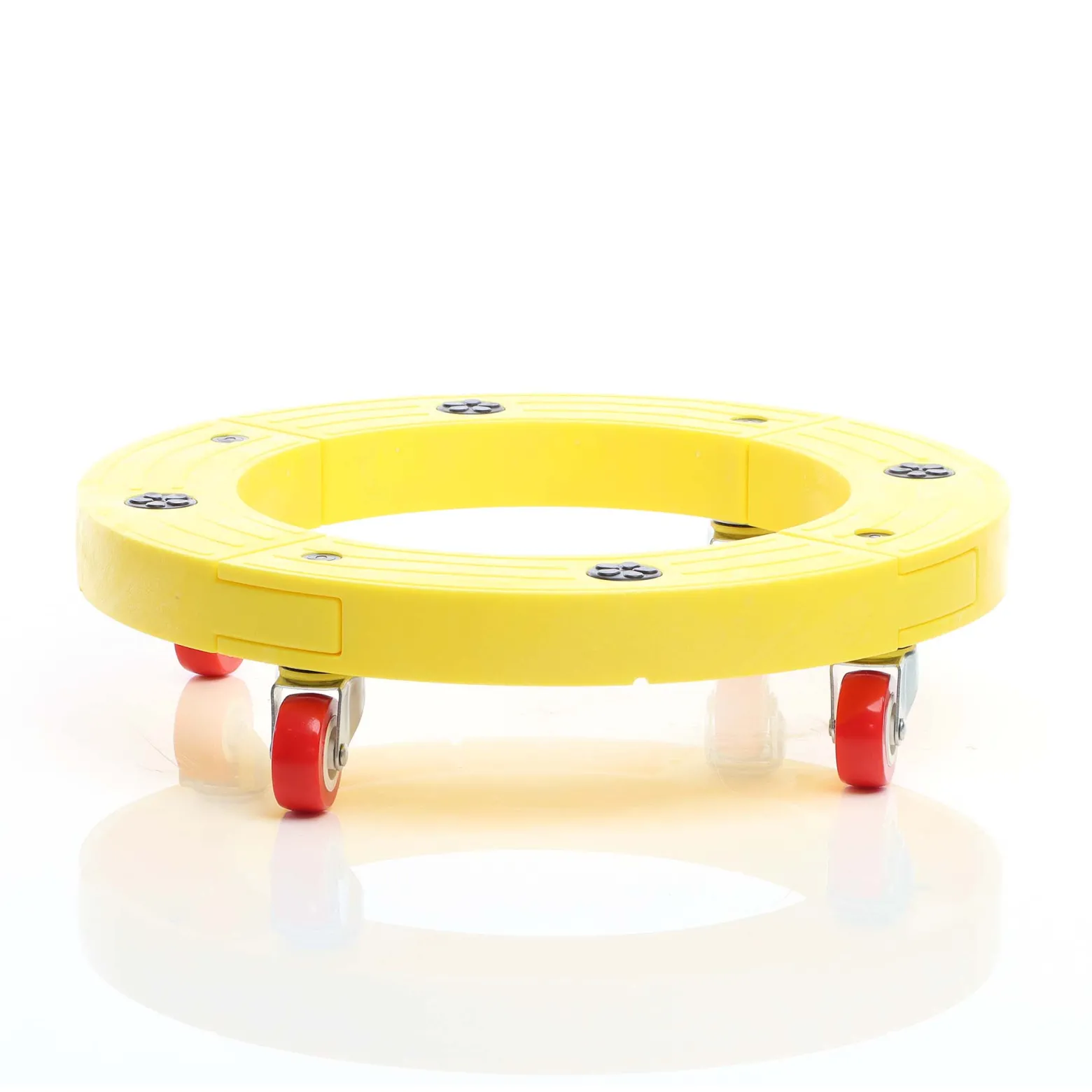 Wiltec Transportroller 136 kg 405 mm, rund, Möbelroller, Rollbrett mit 4 Lenkrollen, Möbelhund als Umzugshilfe