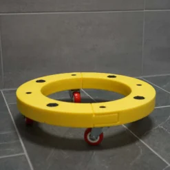Wiltec Transportroller 136 kg 405 mm, rund, Möbelroller, Rollbrett mit 4 Lenkrollen, Möbelhund als Umzugshilfe