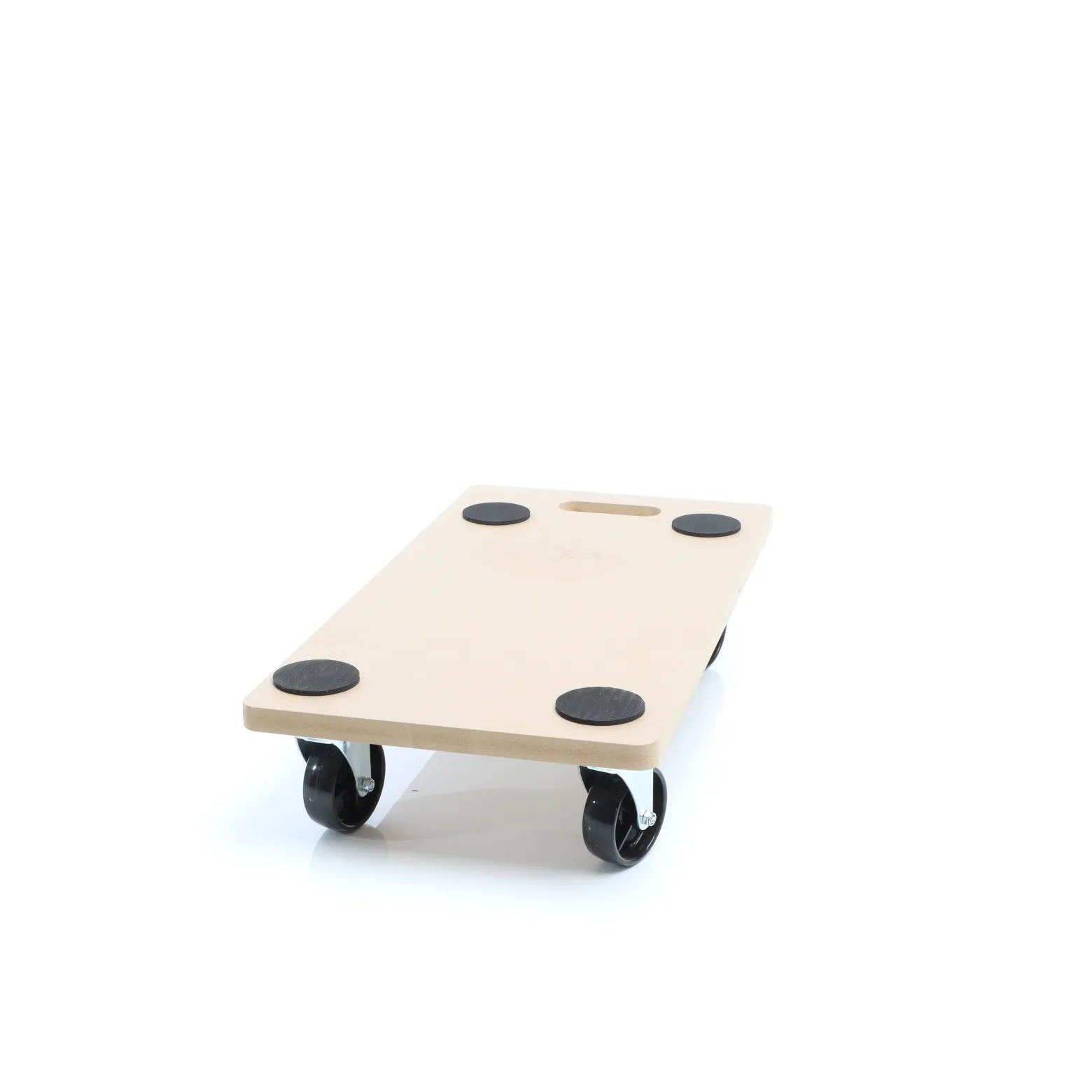 Wiltec Transportroller 250 kg 580x290 mm, viereckig, MDF Möbelroller, Rollbrett mit 4 Lenkrollen, Möbelhund als Umzugshilfe