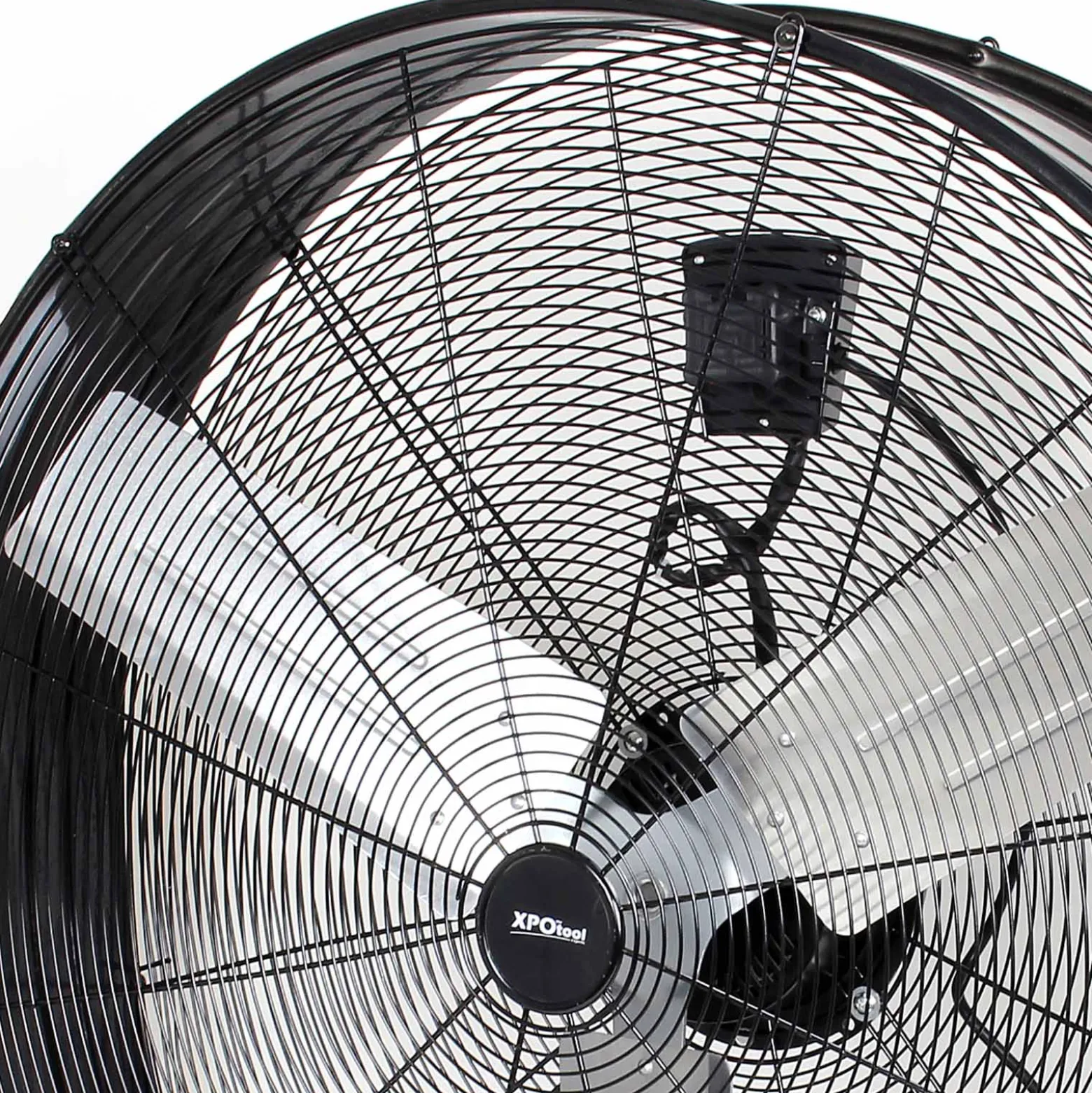 Wiltec Trommelventilator 90 cm 360 W Bodenventilator mit Kabel und Räder, 3 Geschwindigkeitsstufen, Windmaschine
