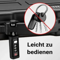 Wiltec TSA Schloss für Koffer 2er Set, Zahlenschloss 3-stellig, Schloss mit Zahlencode, Gepäckschloss für Reisen, robustes Kofferschloss für Gepäck, Vorhängeschloss aus widerstandsfähigem Material