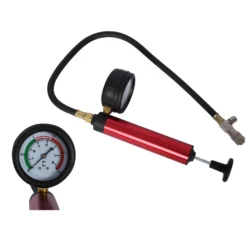 Wiltec Universal Kühlsystemtester 14-teilig mit farbkodierten Kühlertestkappen & Testpumpe, Kühlsystementlüfter Kühlsystembefüller Kühlsystemprüfer
