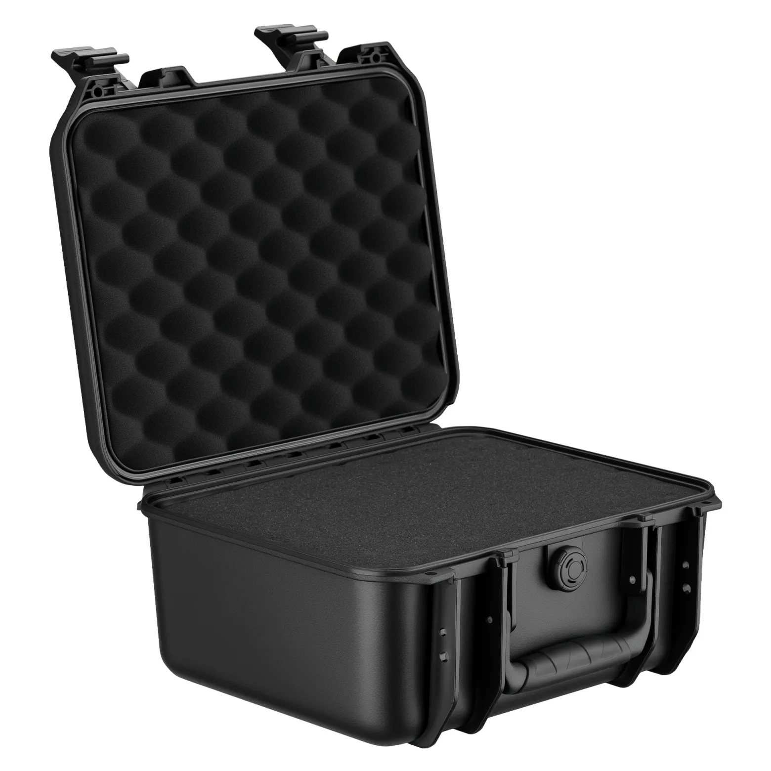 Wiltec Universalkoffer 36,2 x 31 x 17,5 cm, wasserdichter Transportkoffer, Schutzkoffer aus PP, Koffer mit Würfelschaumstoff individuell anpassbar