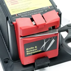 Wiltec Universal Schleifmaschine 65 W, Schärfmaschine für Messer, Schere und Bohrer, Werkzeug u. a. zum Messer schleifen und Stemmeisen schärfen
