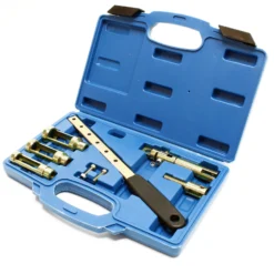 Wiltec Universal Ventilfederspanner Set 8-teilig, Ventilfederpresse für 8V, 12V, 16V Motoren, Ventilfeder Montage, Ventilschaftdichtung wechseln