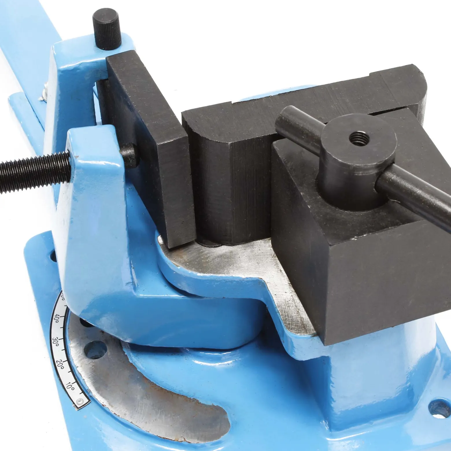 Wiltec Universal Winkelbieger bis 18 mm Stärke und 20 mm Höhe, Biegemaschine Biegegerät mit Skala und Anschlag, Winkelbiegemaschine manuell