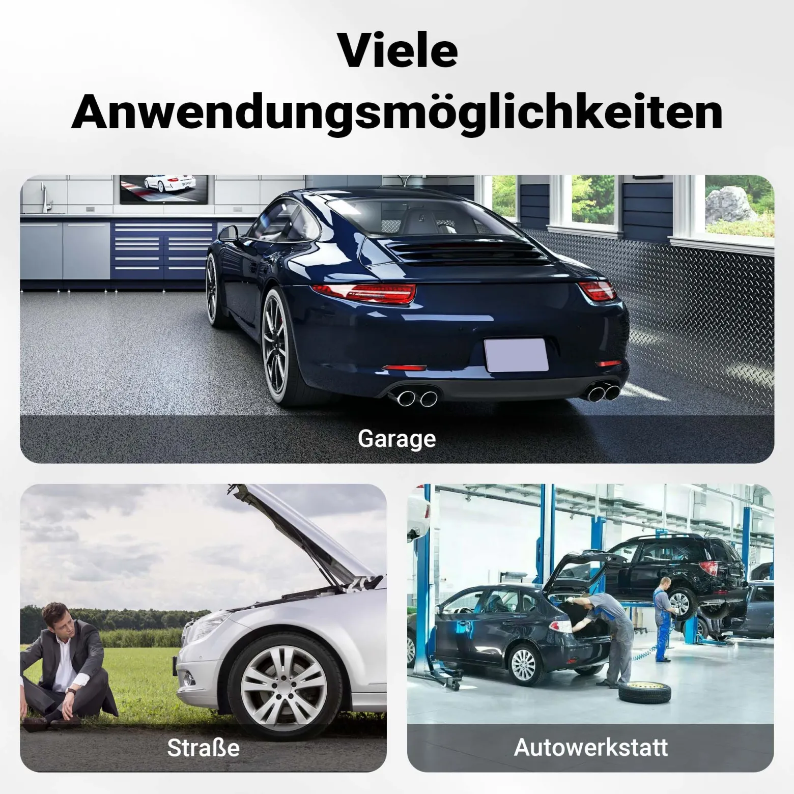 Wiltec Unterstellbock 2er Set, Stützbock bis 12 t, Böcke höhenverstellbar 49-75 cm, Arbeitsbock mit Sicherungsbolzen, Auto Bock rutschfestes Gummi