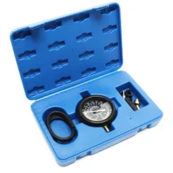 Wiltec Vakuumtester bis 10 PSI 28"HG, Benzinpumpentester, Unterdruck Tester Benzinpumpe mit Schlauch, Manometer und Koffer