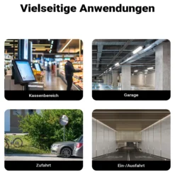 Wiltec Verkehrsspiegel 30 cm konvex, runder Sicherheitsspiegel mit 160° Sichtfeld, Konvexspiegel aus Polycarbonat, Überwachungsspiegel für Ausfahrten inkl. Montagematerial
