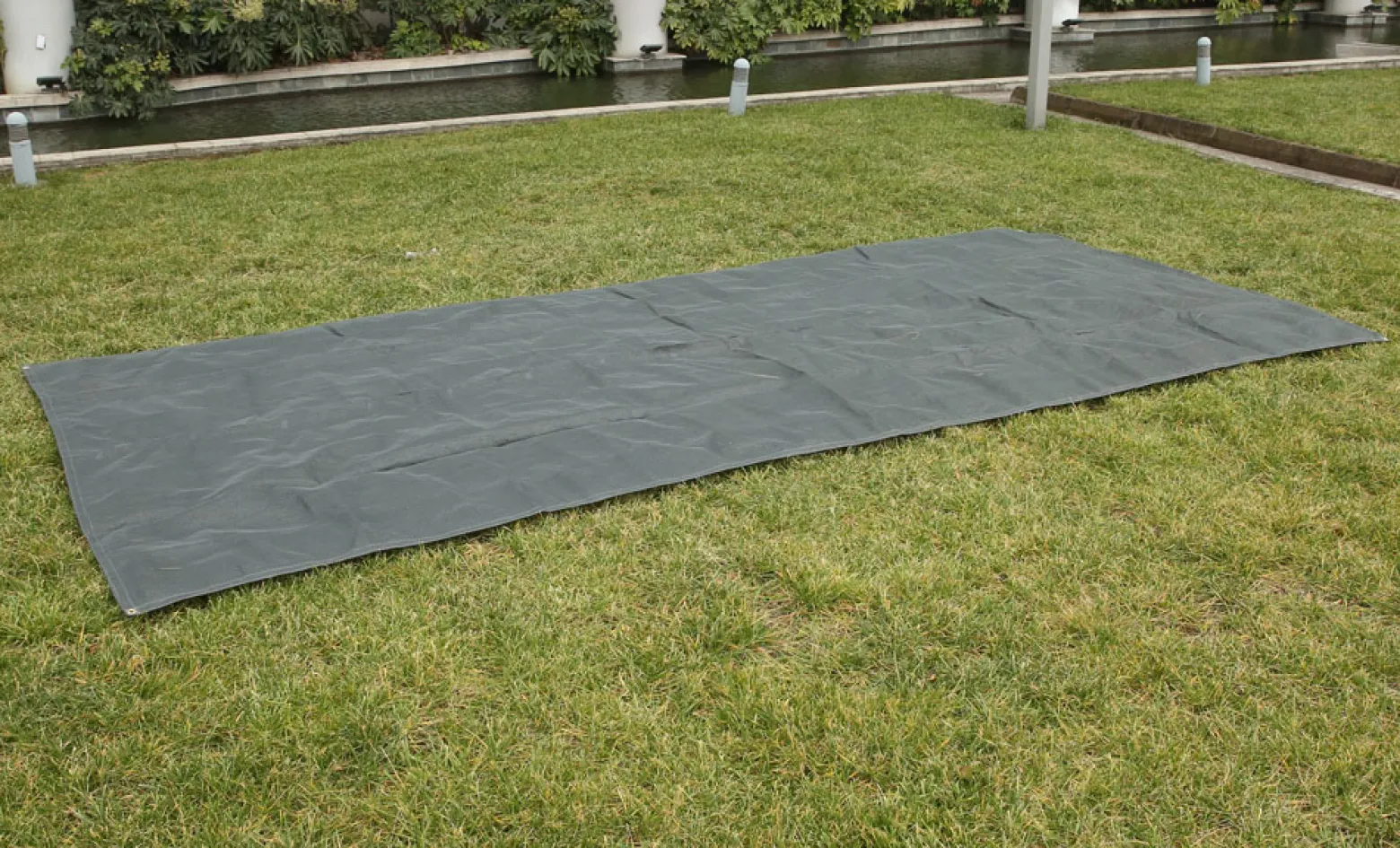 Wiltec Vorzeltteppich 500x250cm Outdoor Teppich aus HDPE Campingteppich Zeltteppich Vorzelt Camping Markisenteppich