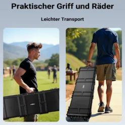 Wiltec Waffenkoffer 139,6 x 44,9 x 18,8 cm aus PP, Bogenkoffer für Bogensport und Gewehre
