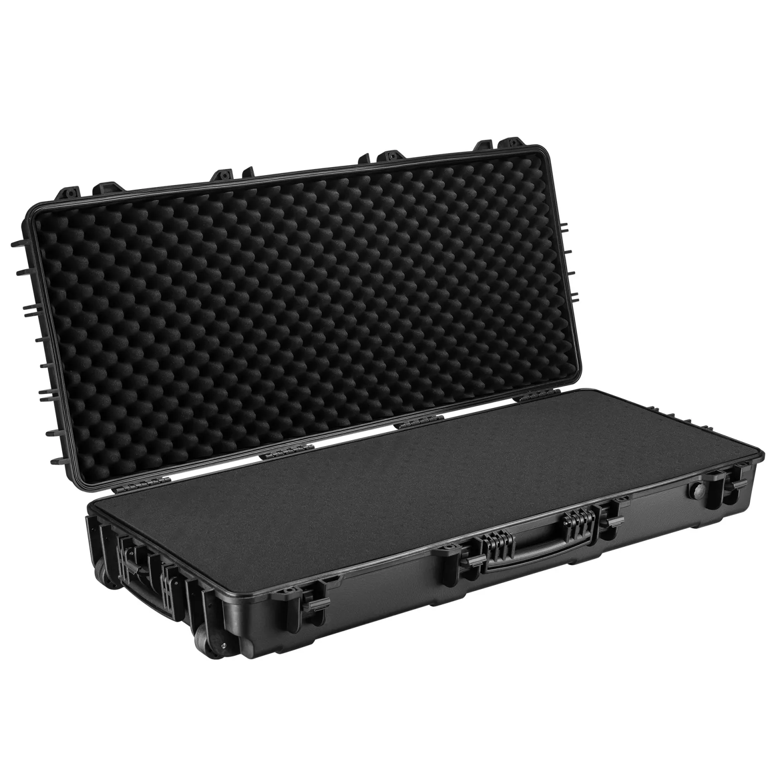Wiltec Waffenkoffer 119 x 53 x 21 cm, wasserfester Bogenkoffer für Bogensport und Gewehre