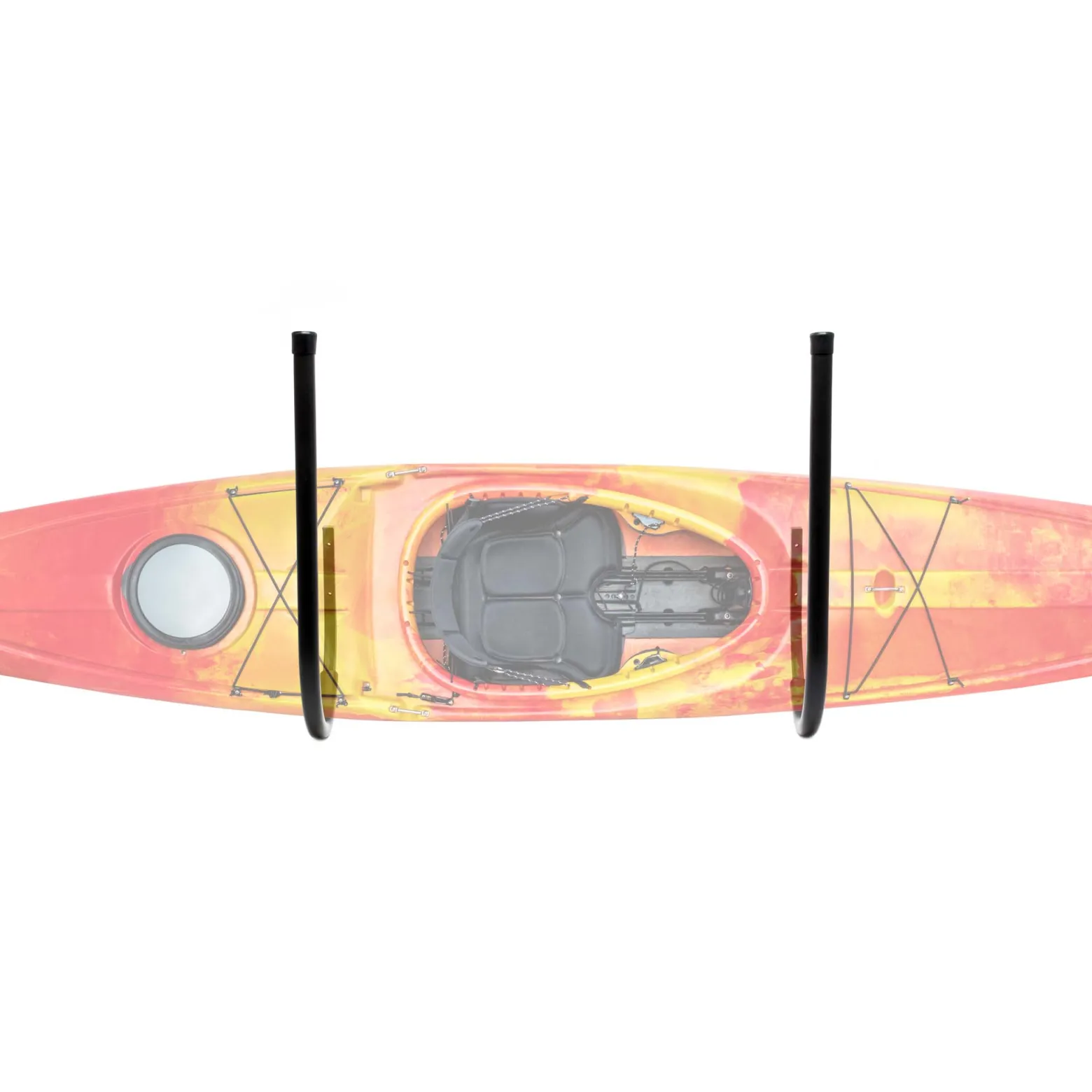 Wiltec Wandhalter bis 45 kg Tragrkaft, Deckenhalterung für Kanus, Kajaks, SUP und mehr, Hängevorrichtung für Decken- und Wandmontage