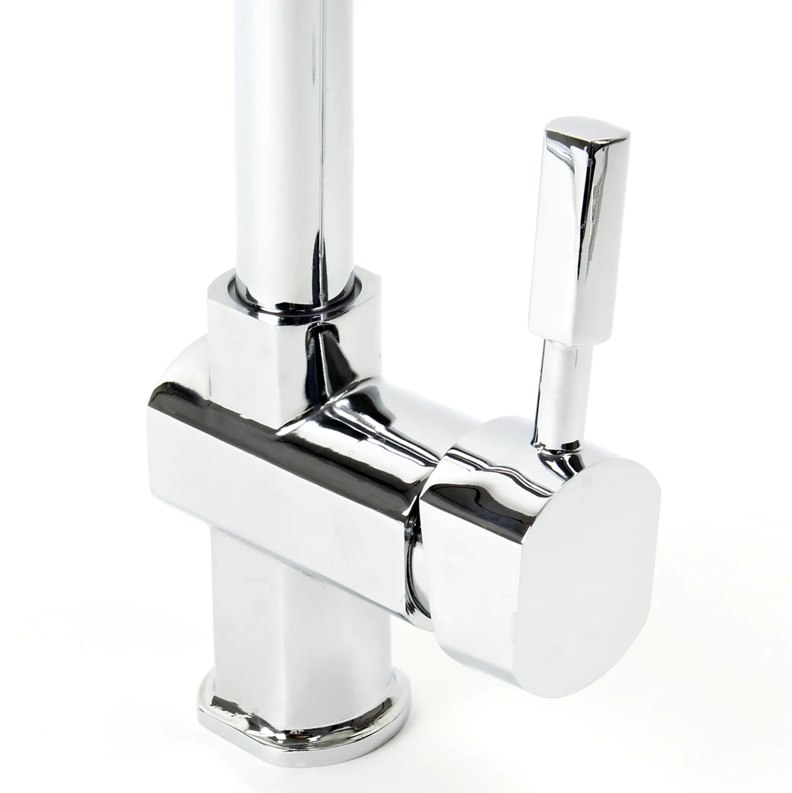 Wiltec Wasserhahn für Küchenarmatur um 360° drehbar, verchromt mit 16,41mm Anschluss (3/8")
