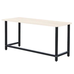 Wiltec Werkbankgestell 125 x 50 x 80 cm, Tischgestell belastbar bis 250 kg, Werkbank Untergestell mit höhenverstellbaren Füßen bis 83,5 cm