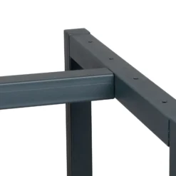 Wiltec Werkbank Gestell 175 x 57 x 81 cm aus Stahl, Werkbankgestell in Anthrazit Rot, Tischgestell max. 200 kg als Werkbank, Arbeitstisch & Sideboard