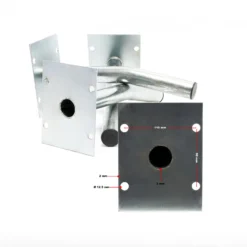 Wiltec 4x Autoreifen Wandhalter – 350 x 130 x 170 mm – aus Stahl – max. Traglast 50 kg je Halter – Reifenhalter Reifen Wandhalterung Felgenbaum Halter Garage Keller