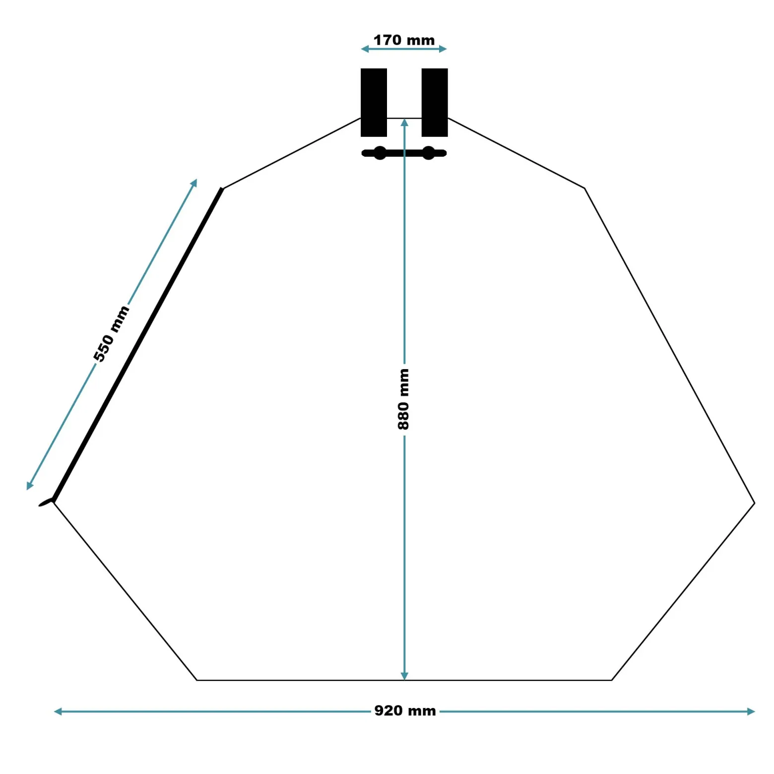 Wiltec 5x Baumbeutel 75L, Wassersack für 35-40 mm dicke Bäume, Bewässerungssack aus PVC für Bäume zur langfristigen Wasserabgabe bei Trockenheit