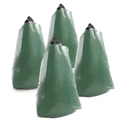 Wiltec 5x Baumbeutel 75L, Wassersack für 35-40 mm dicke Bäume, Bewässerungssack aus PVC für Bäume zur langfristigen Wasserabgabe bei Trockenheit
