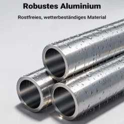 Wiltec 2x Flachplanenbügel 108-150 cm für Anhänger, verstellbare Aluminiumbügel für Anhängerplanen, Planenspanner für Flachplanen