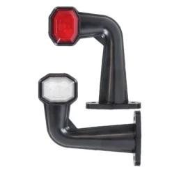 Wiltec 2x 6 LED Seitenleuchte 12V Positionsleuchte für Anhänger Begrenzungsleuchte für LKW